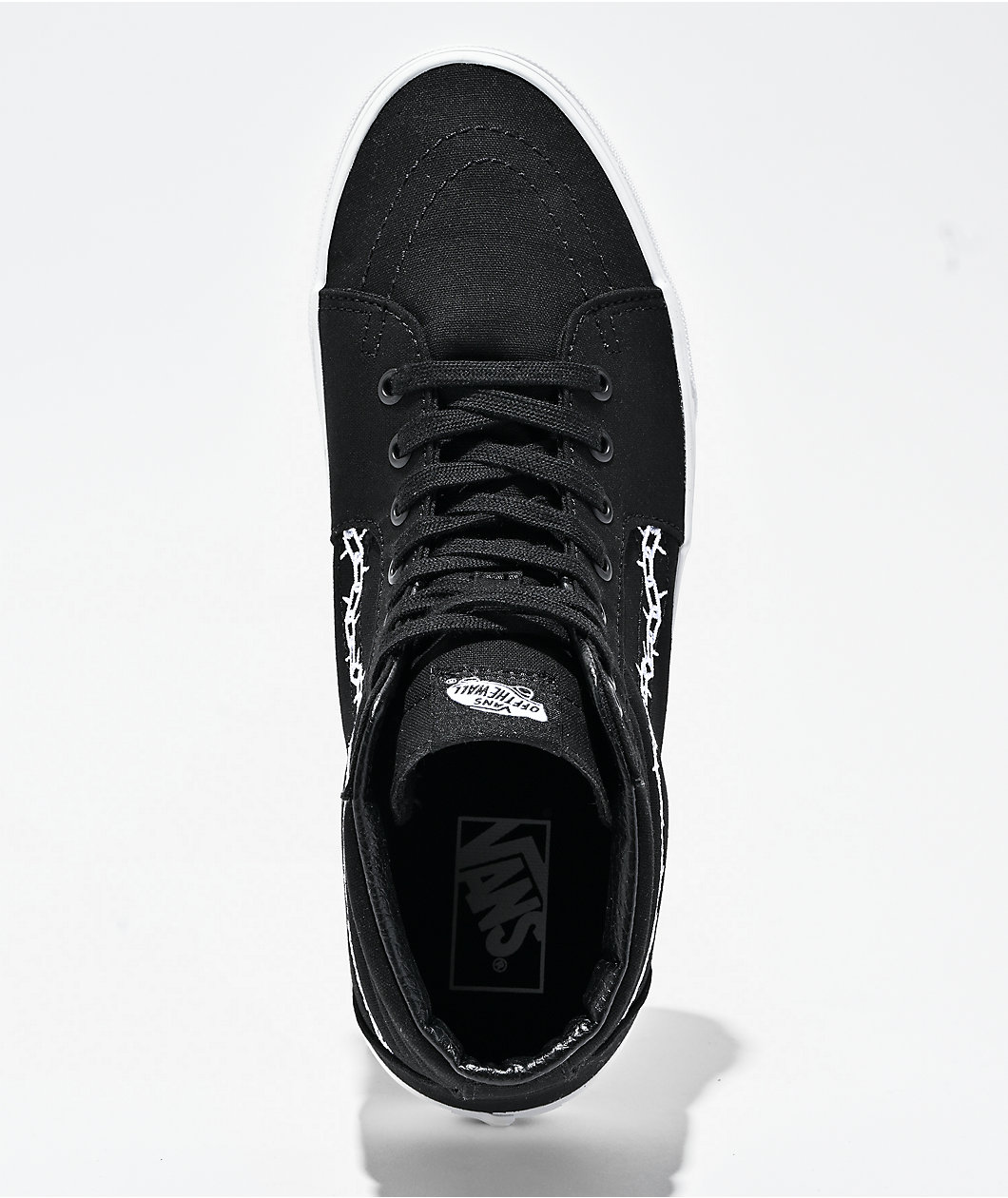 Vans Sk8-Hi Chain Black & White Skate Shoes