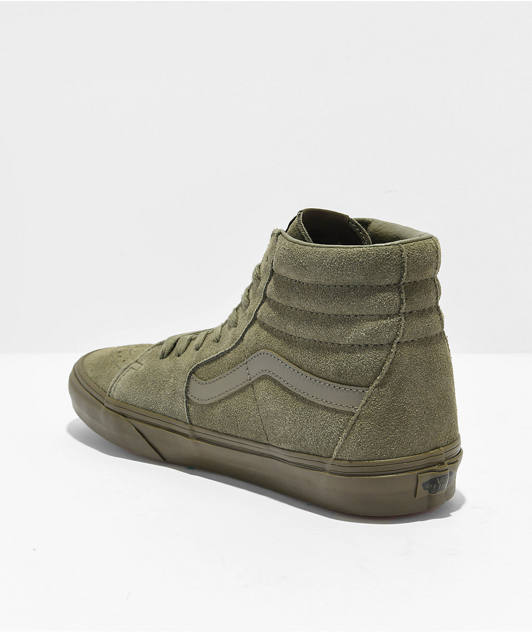 Vans Sk8-Hi Mono Olive Skate Shoes