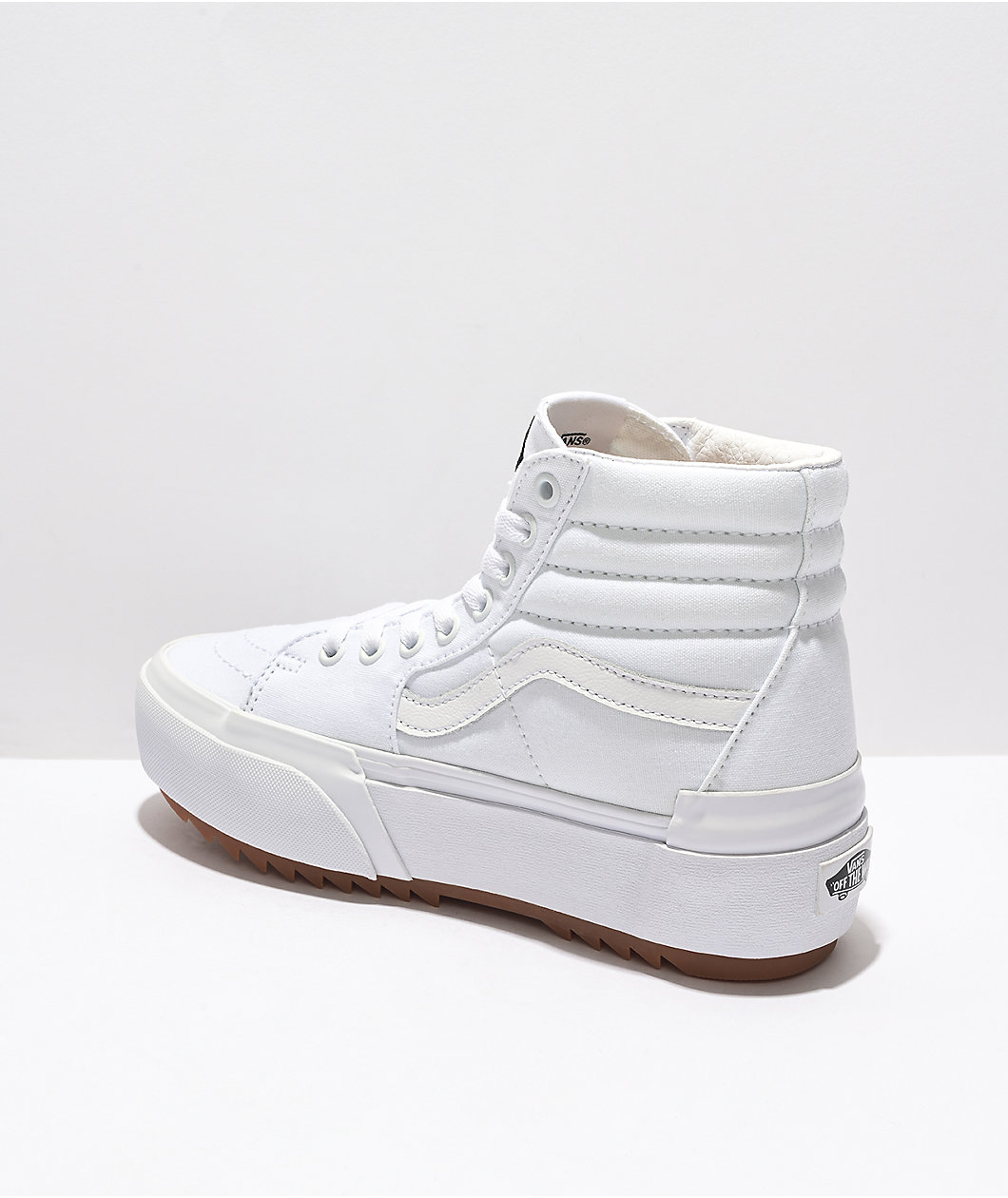 Vans Sk8-Hi Stacked True White Platform Shoes