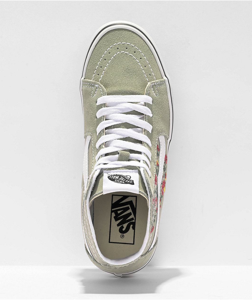 Vans Sk8-Hi Tapered Stackform Floral Embroidery Platform Shoes