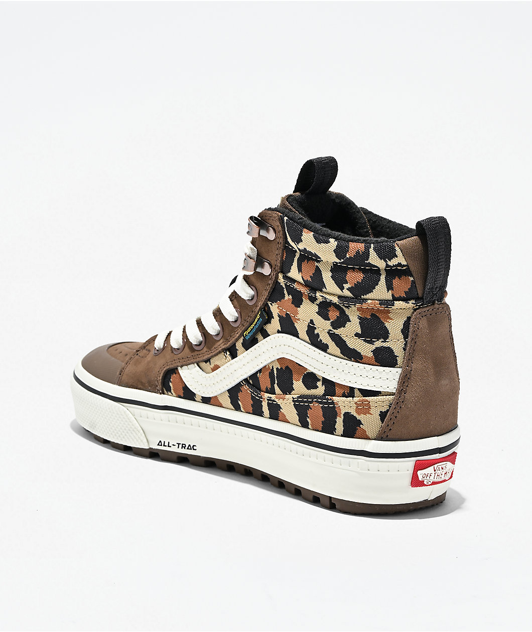 Vans Sk8 Hi Waterproof MTE Leopard Brown Shoes