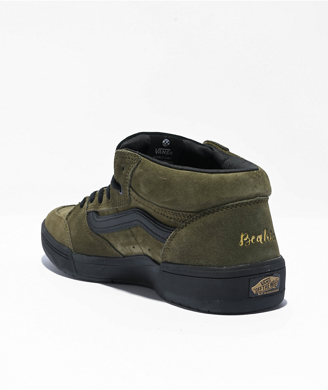 Vans Skate Beatrice Domond Zahba Mid Dark Olive Skate Shoes