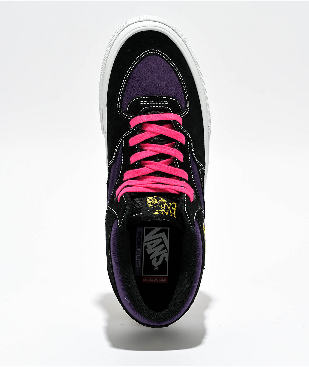 Vans Skate Half Cab Black & Purple Skate Shoes