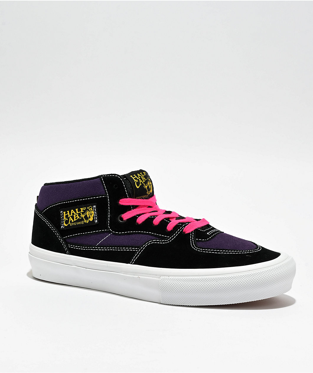 Vans Skate Half Cab Black & Purple Skate Shoes