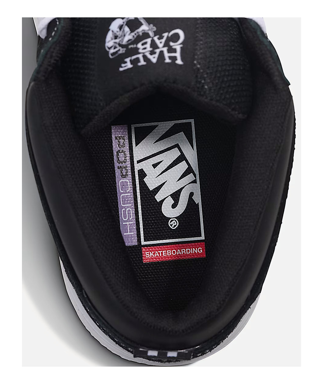 Vans Skate Half Cab Black & White Skate Shoes