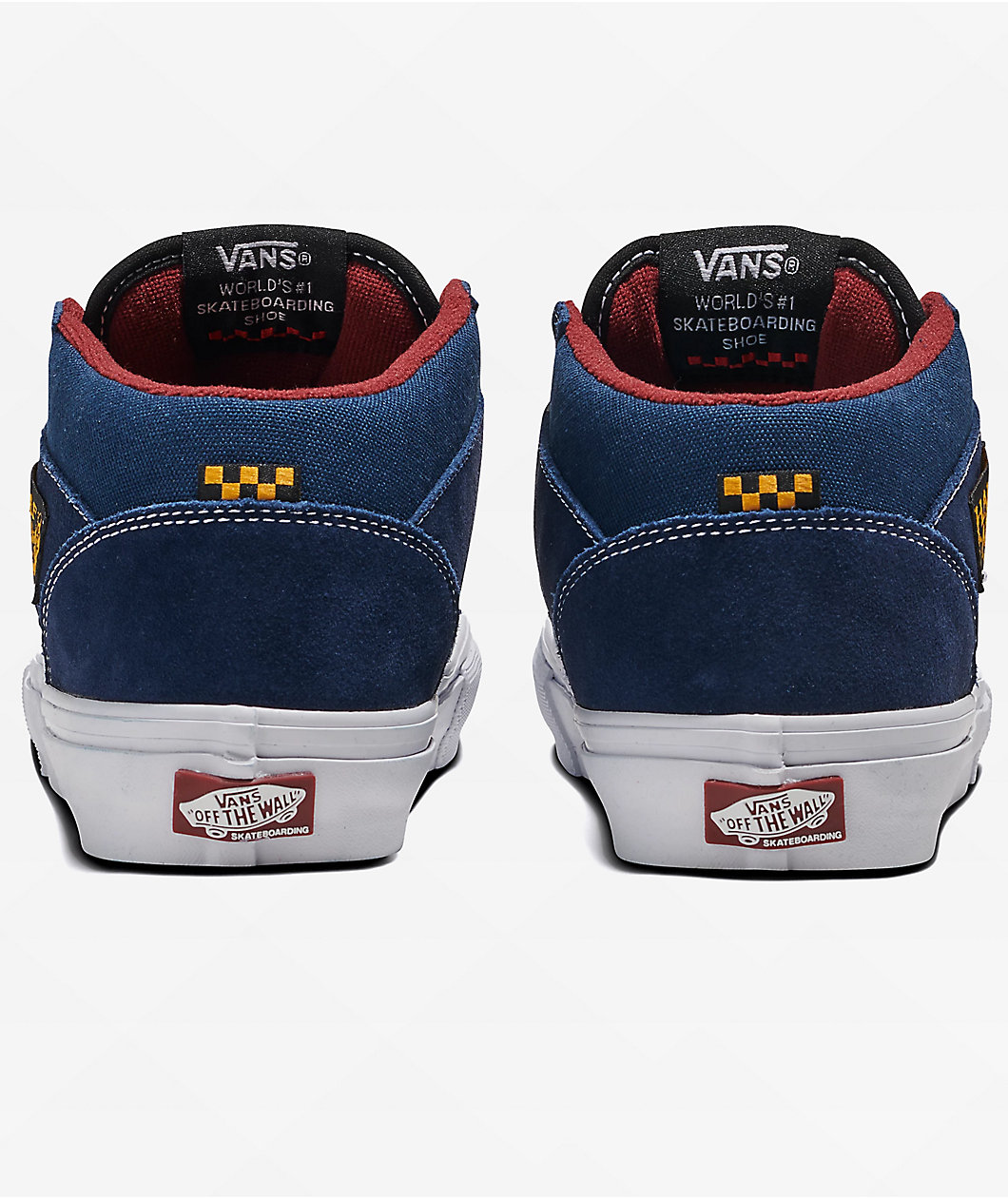 Vans Skate Half Cab Navy & Burgandy Skate Shoes