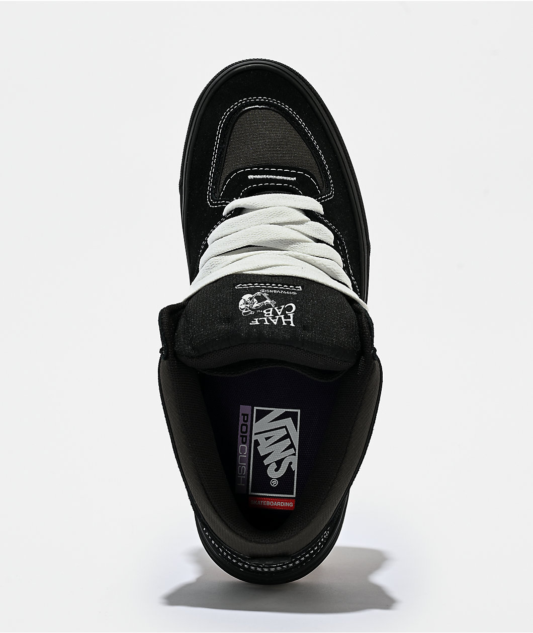 Vans Skate Half Cab Wafflecup Black Skate Shoes
