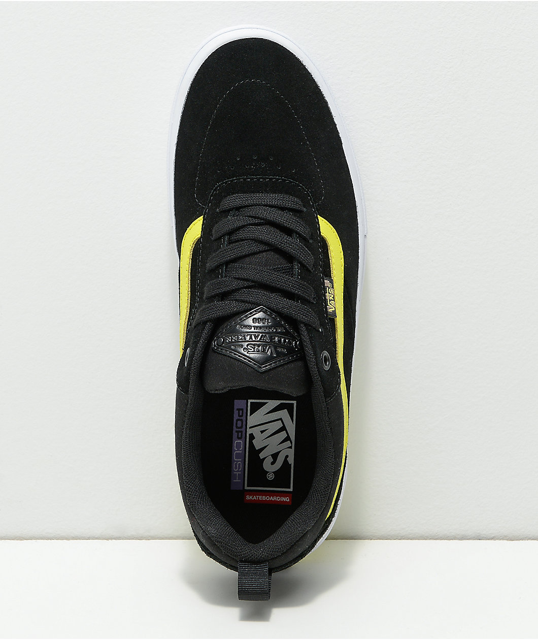 Vans Skate Kyle Walker Black & Sulphur Skate Shoes