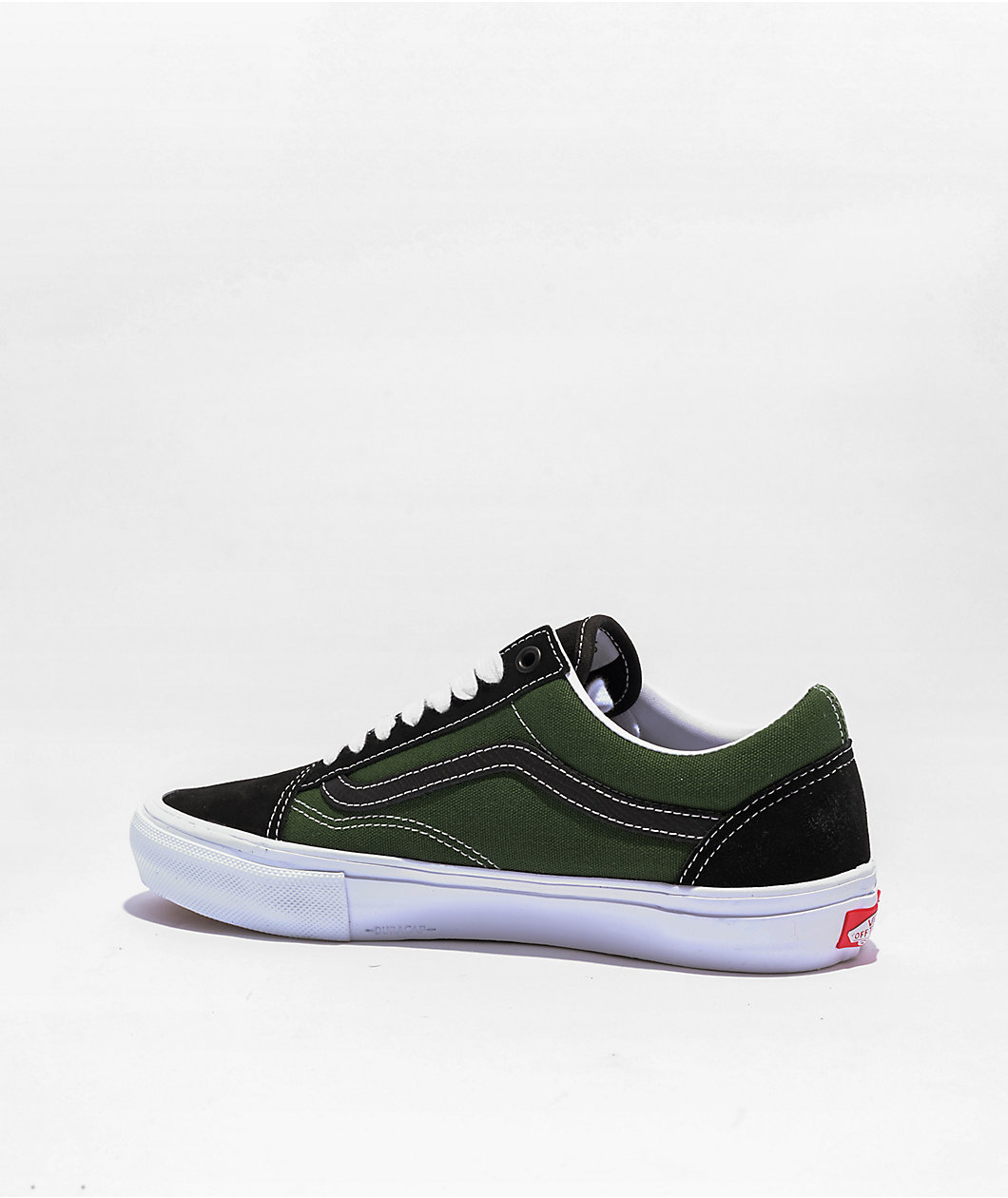 Vans Skate Old Skool Safari Black & Greenery Skate Shoes