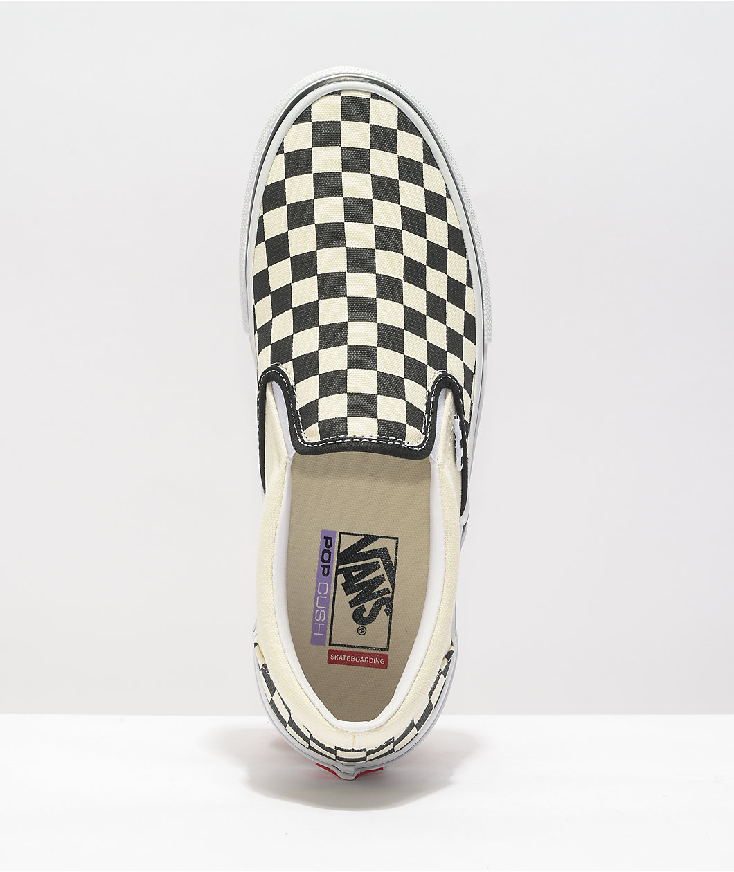 Vans Skate Slip-On Black & White Checkerboard Skate Shoes
