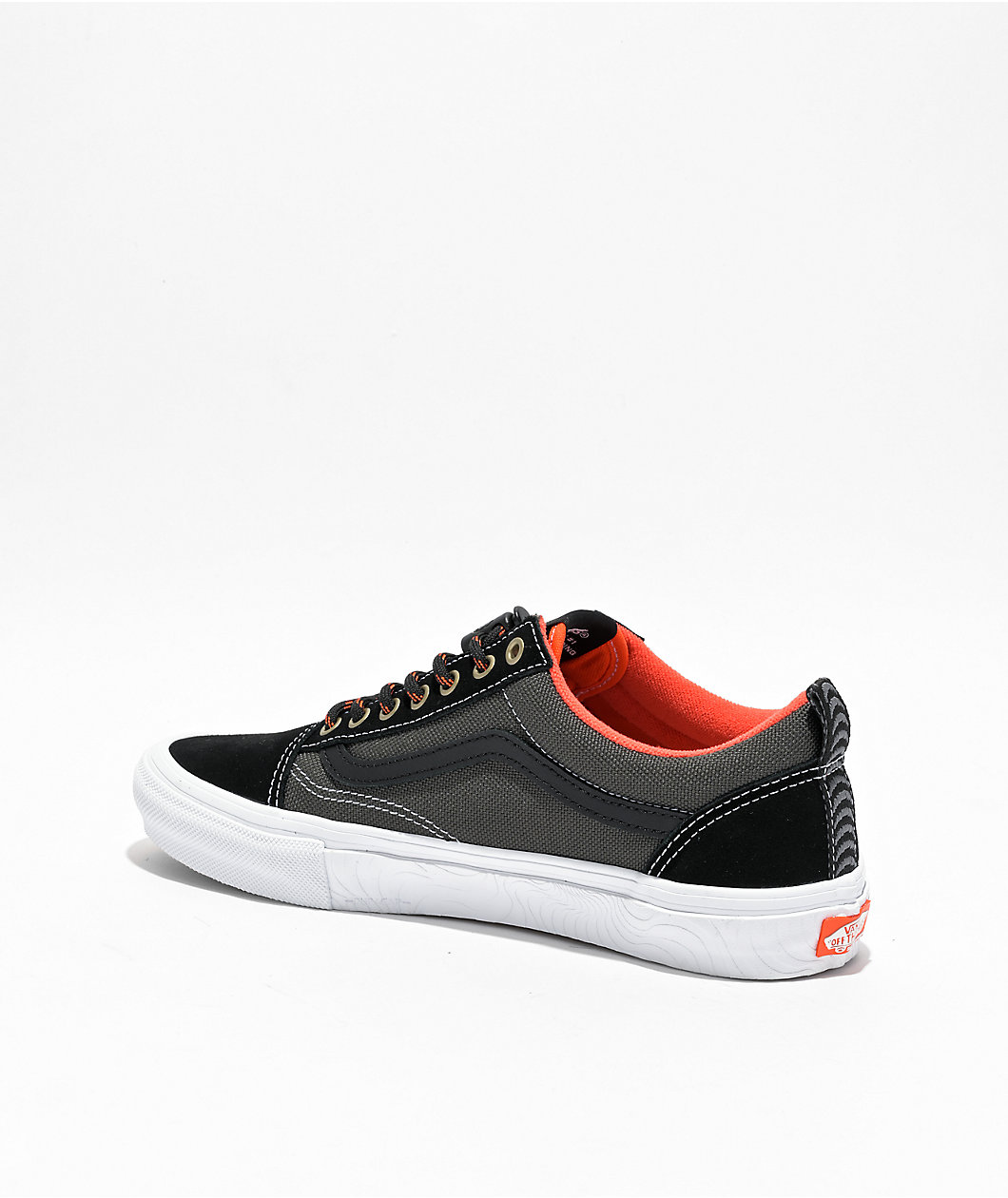 Vans Skate x Spitfire Old Skool Black & Flame Skate Shoes