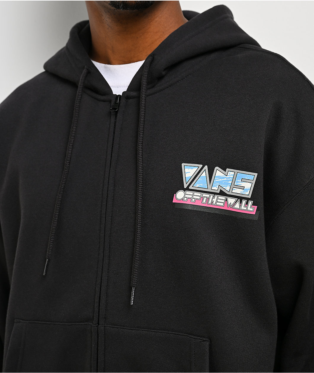 Vans Slopes Up Black Zip Hoodie
