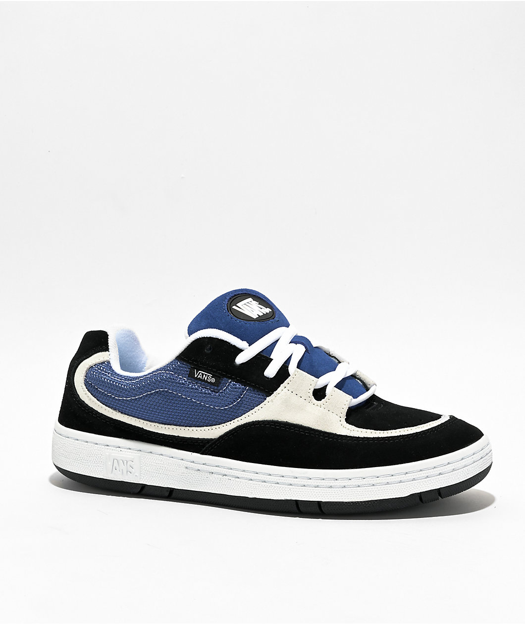 Vans Speed LS Black & Navy Skate Shoes