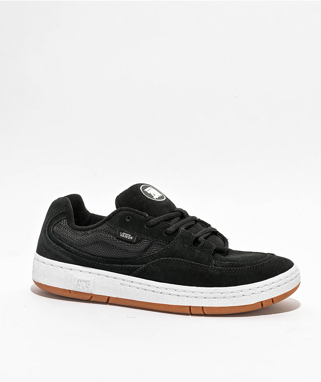 Vans Speed LS Black & White Skate Shoe