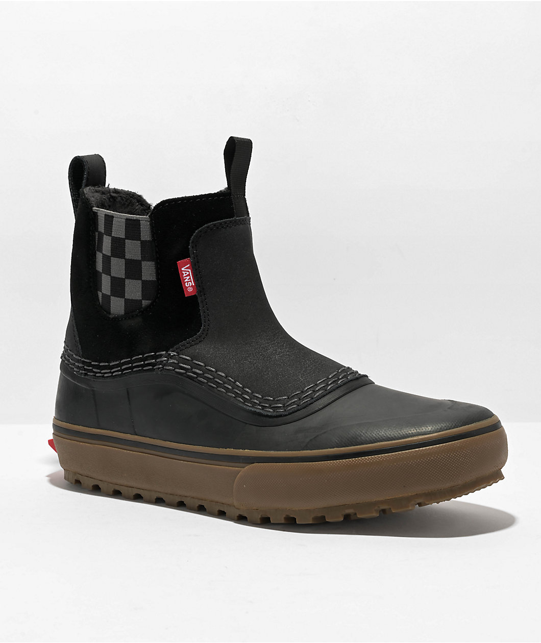 Vans Standard Mid MTE Black & Gum Chelsea Boots
