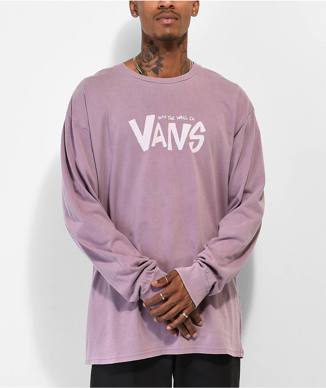 Vans Thumbs Up Berry Long Sleeve T-Shirt