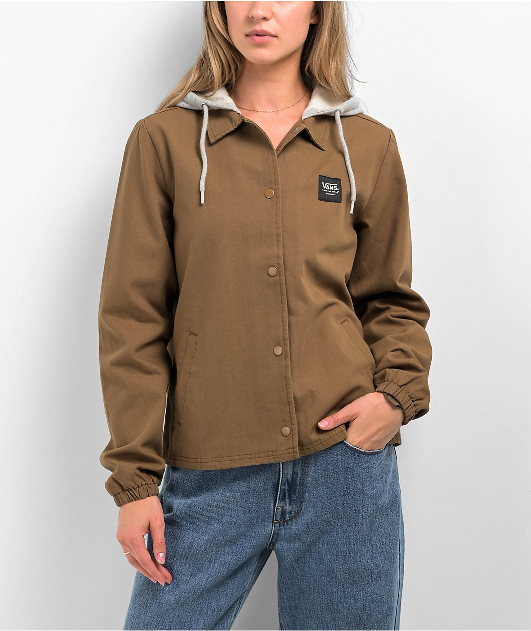 Vans Tripp Brown Hooded Jacket