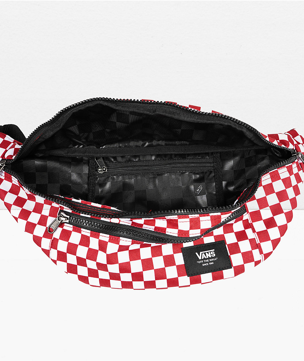 Vans Ward Red & White Checkerboard Fanny Pack