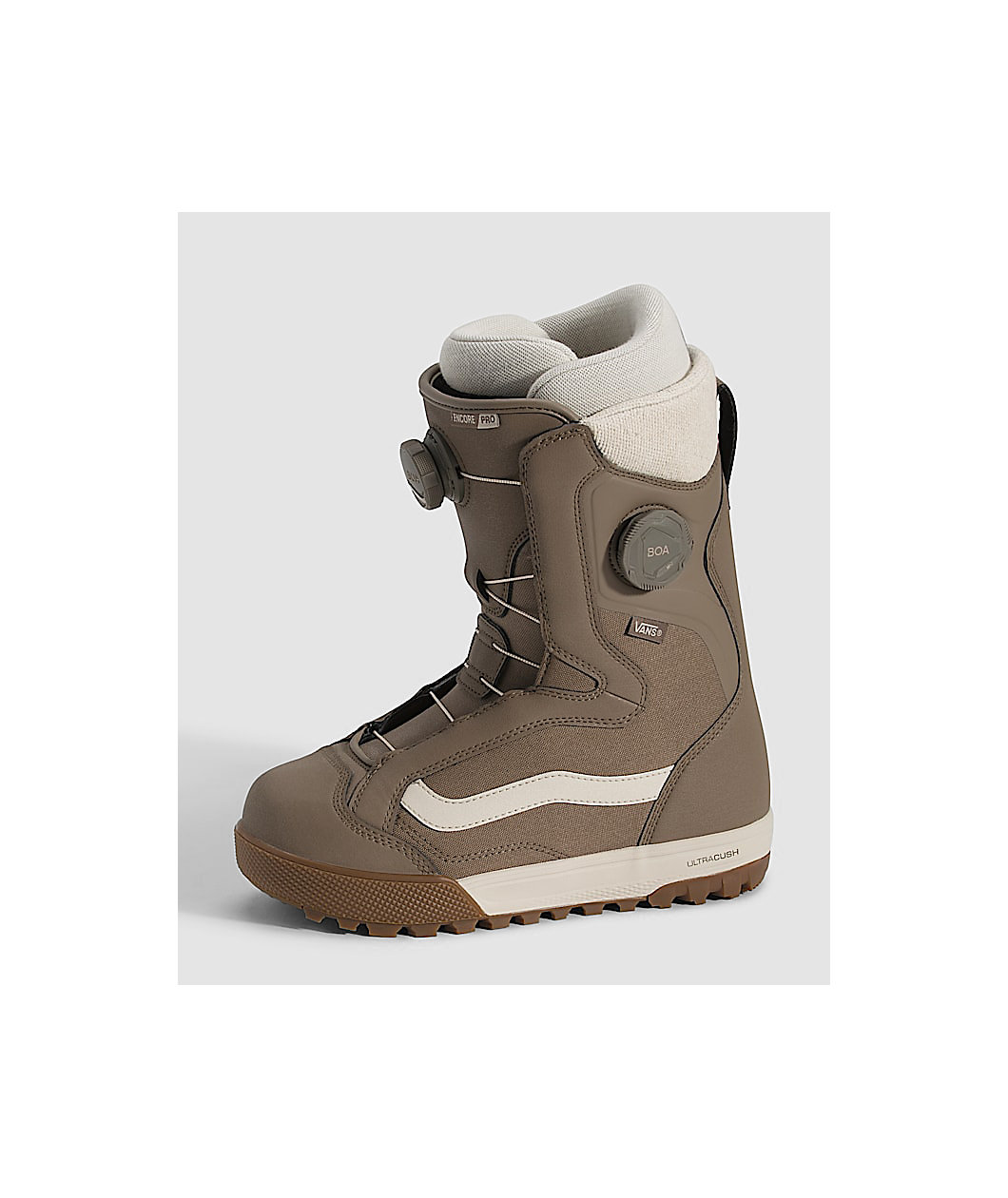 Vans Women's Encore Pro Walnut & White Snowboard Boots