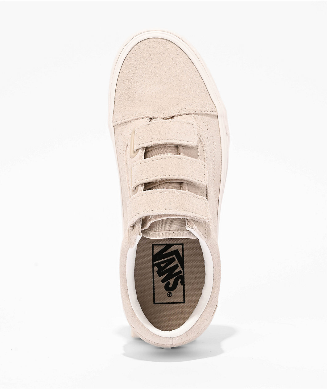 Vans Women's Old School V Mushroom & White Skate Shoes