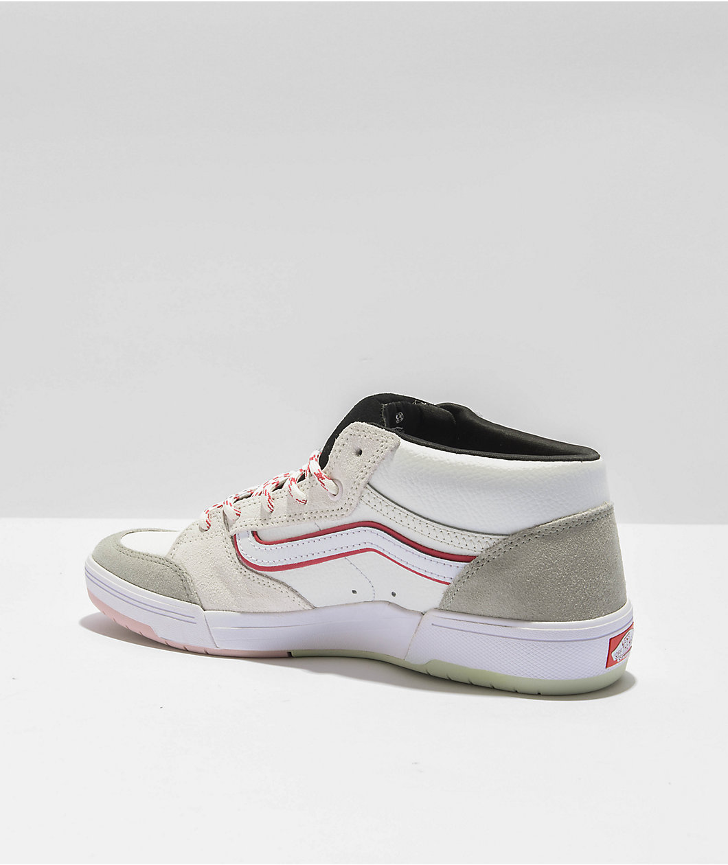 Vans Zahba Mid Grey & Multi Skate Shoes