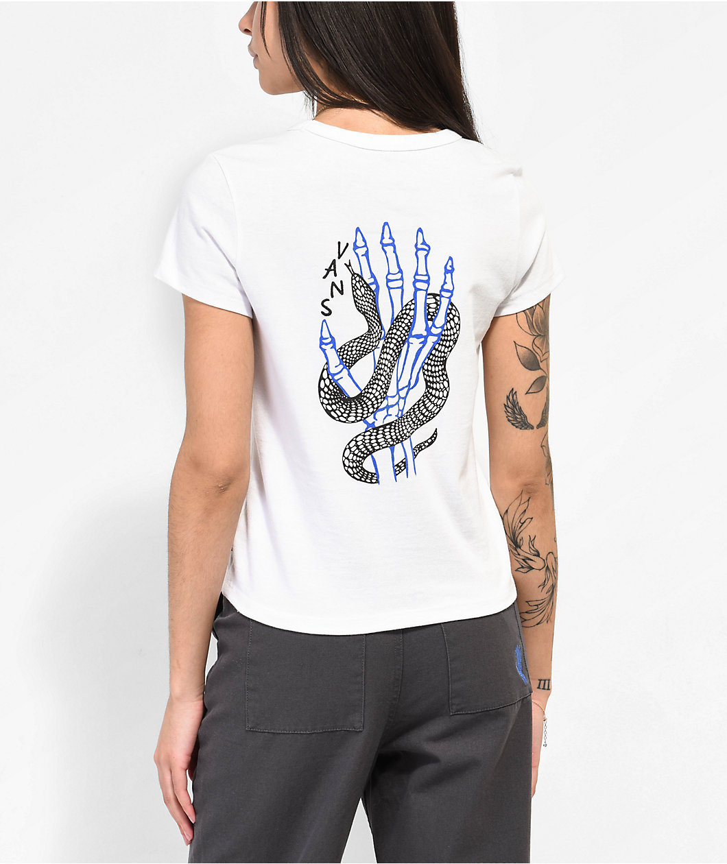 Vans x Breana Geering Skate Mini White T-Shirt