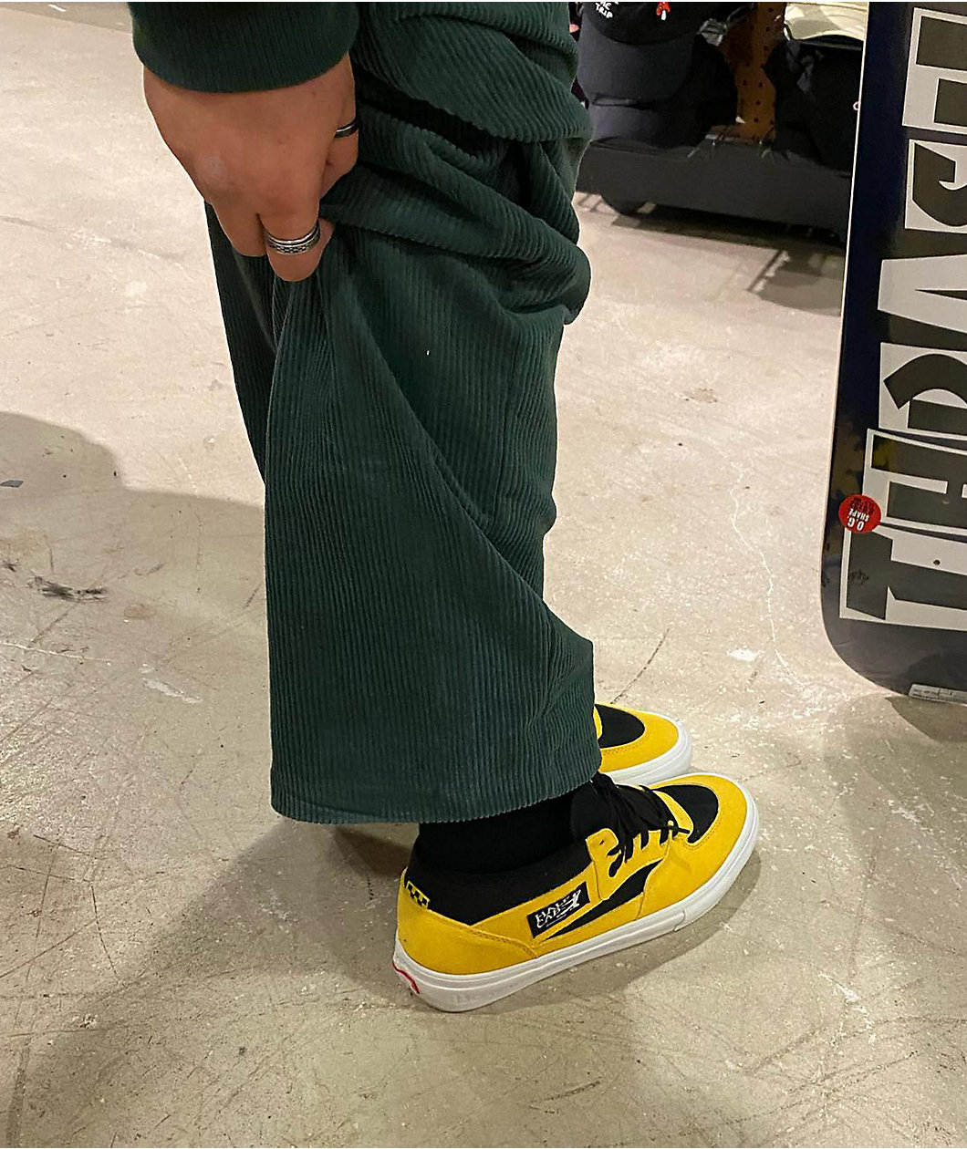 Vans x Bruce Lee Half Cab Bruce Lee Black & Yellow Skate Shoes