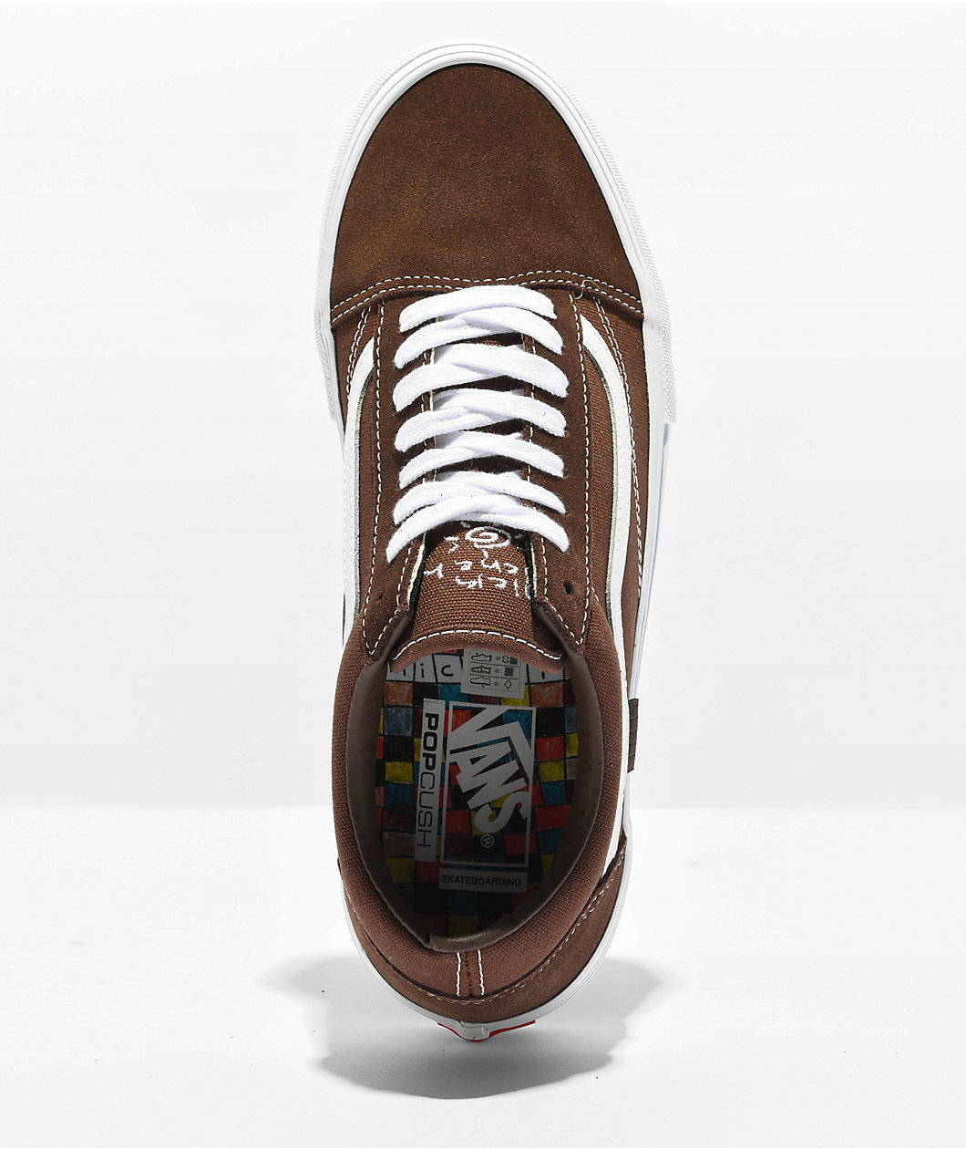 Vans x Nick Michel Old Skool Brown & White Skate Shoes