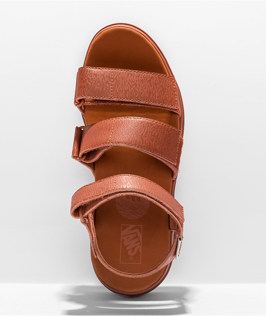 Vans x Textured Waves Colfax Bombay Brown Strap Sandals