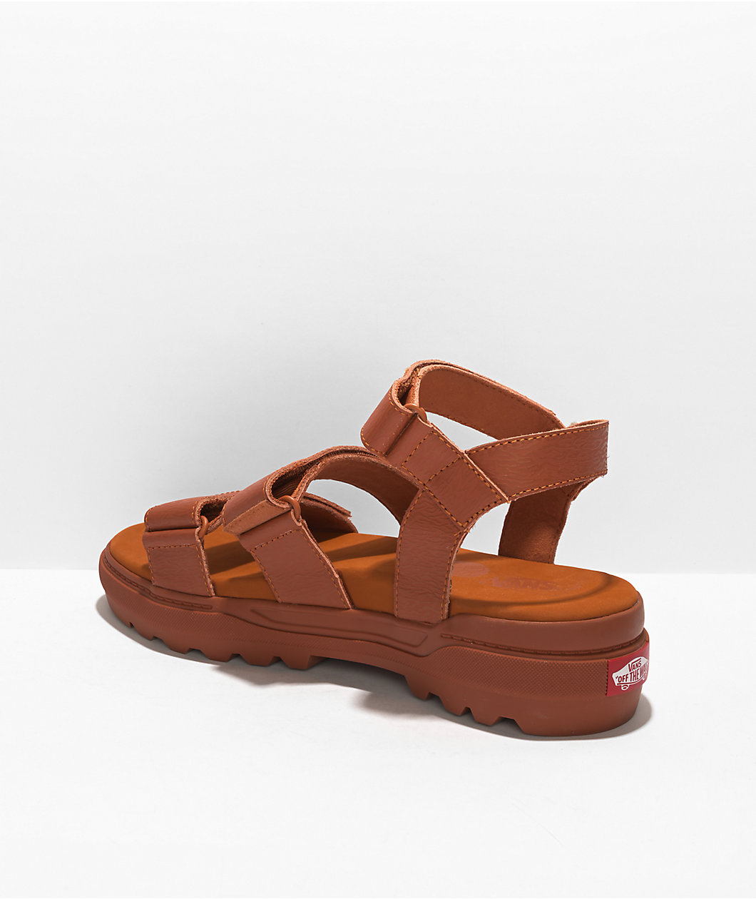 Vans x Textured Waves Colfax Bombay Brown Strap Sandals
