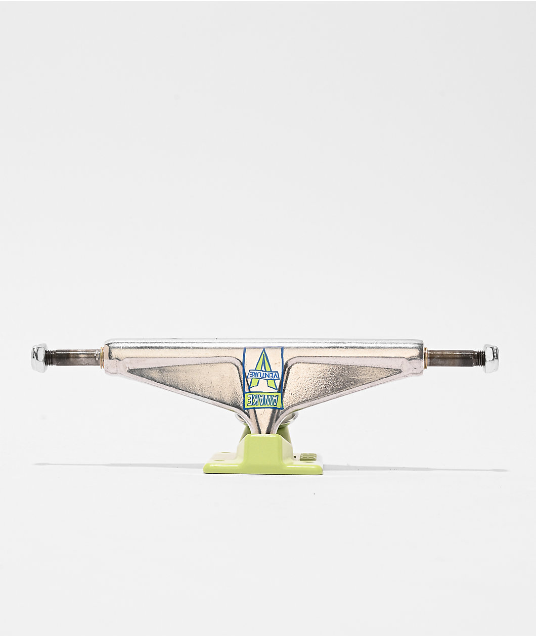 Venture Scribble Awake V-Lights 5.8 Silver & Green Skateboard