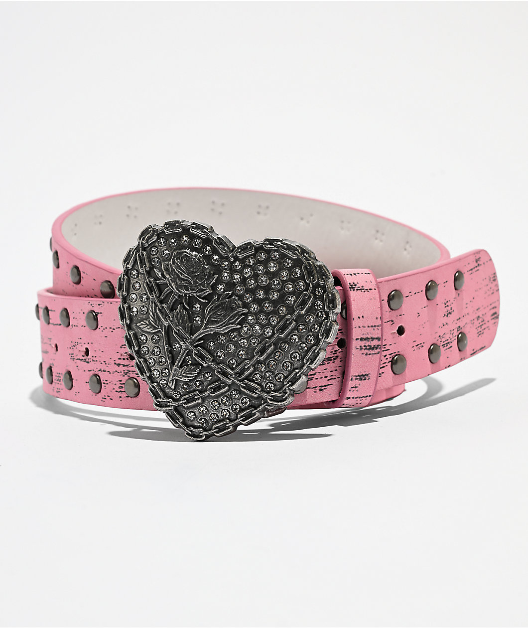 Vitriol Agatha Studded Pink Belt