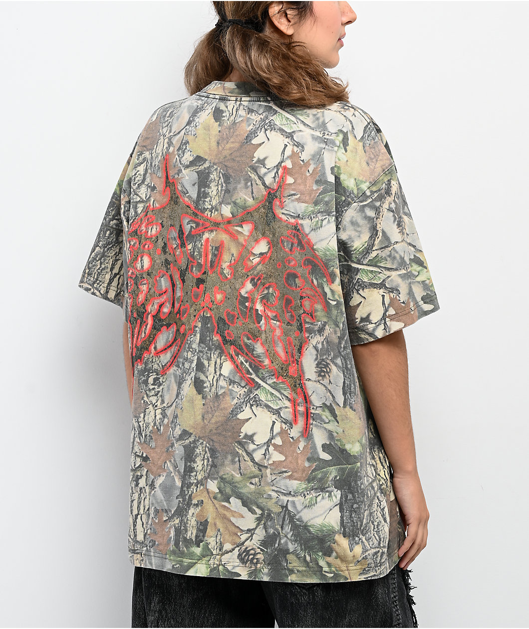 Vitriol Airbrush Green Camo T-Shirt