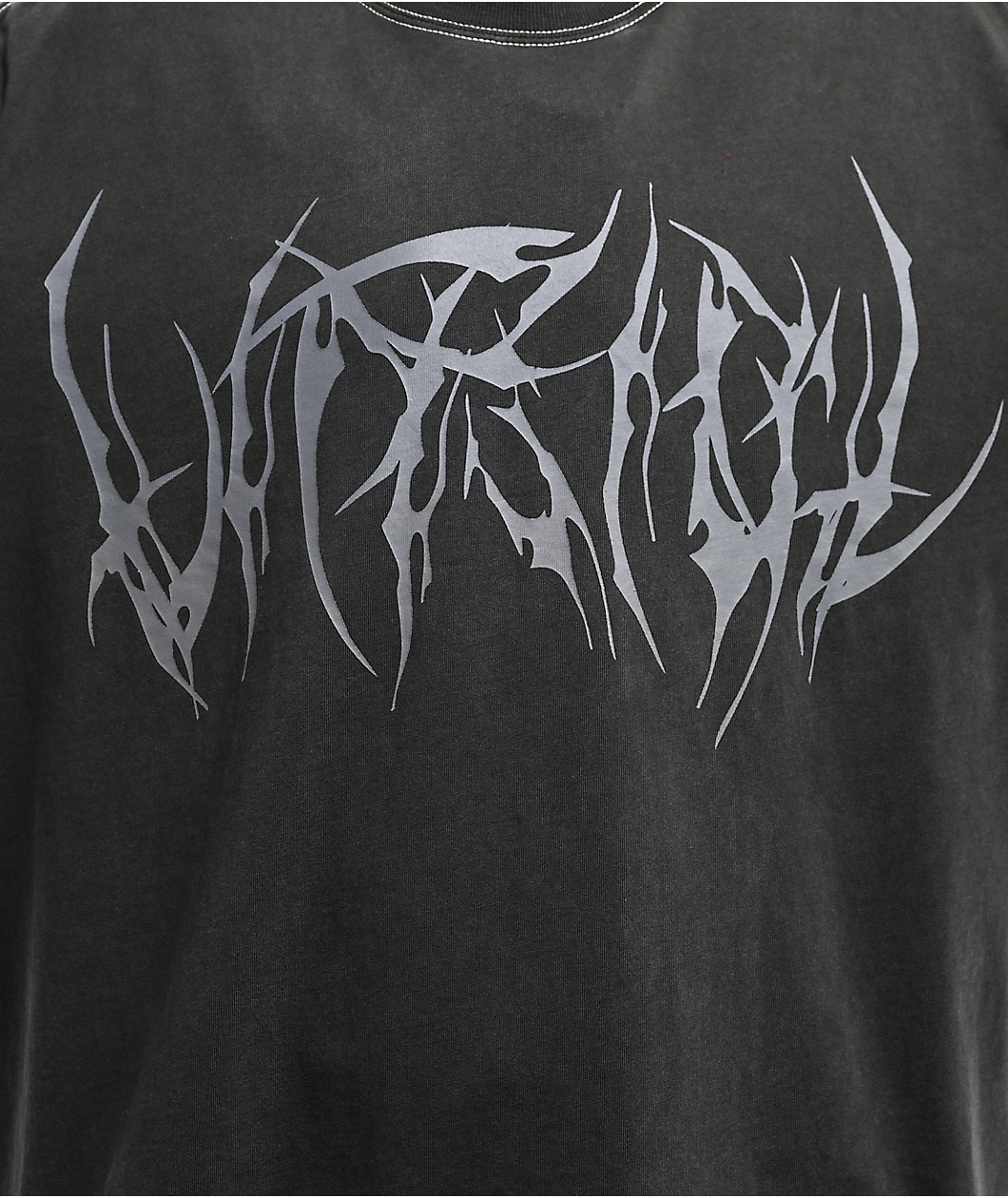 Vitriol Alien White & Black Wash 2fer Long Sleeve T-Shirt