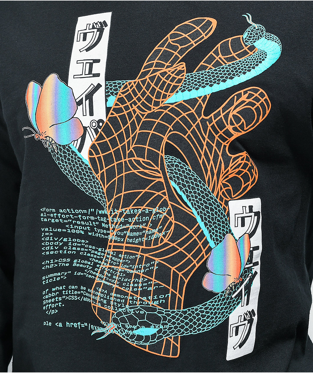 Vitriol Androit Black Long Sleeve T-Shirt