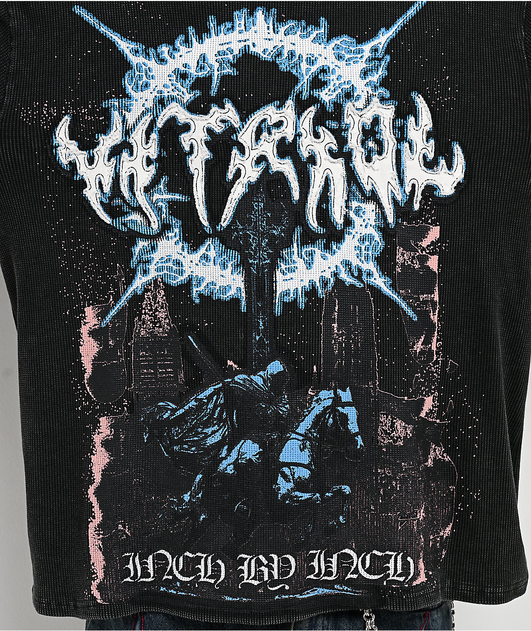 Vitriol Angel Face Black Long Sleeve Thermal T-Shirt