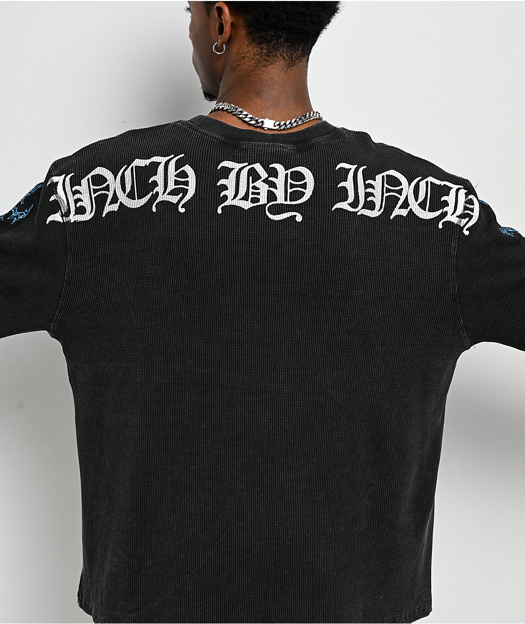 Vitriol Angel Face Black Long Sleeve Thermal T-Shirt