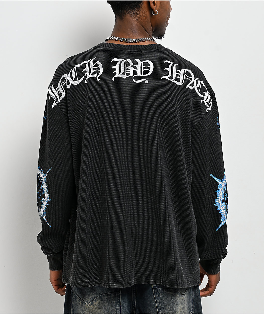 Vitriol Angel Face Black Long Sleeve Thermal T-Shirt