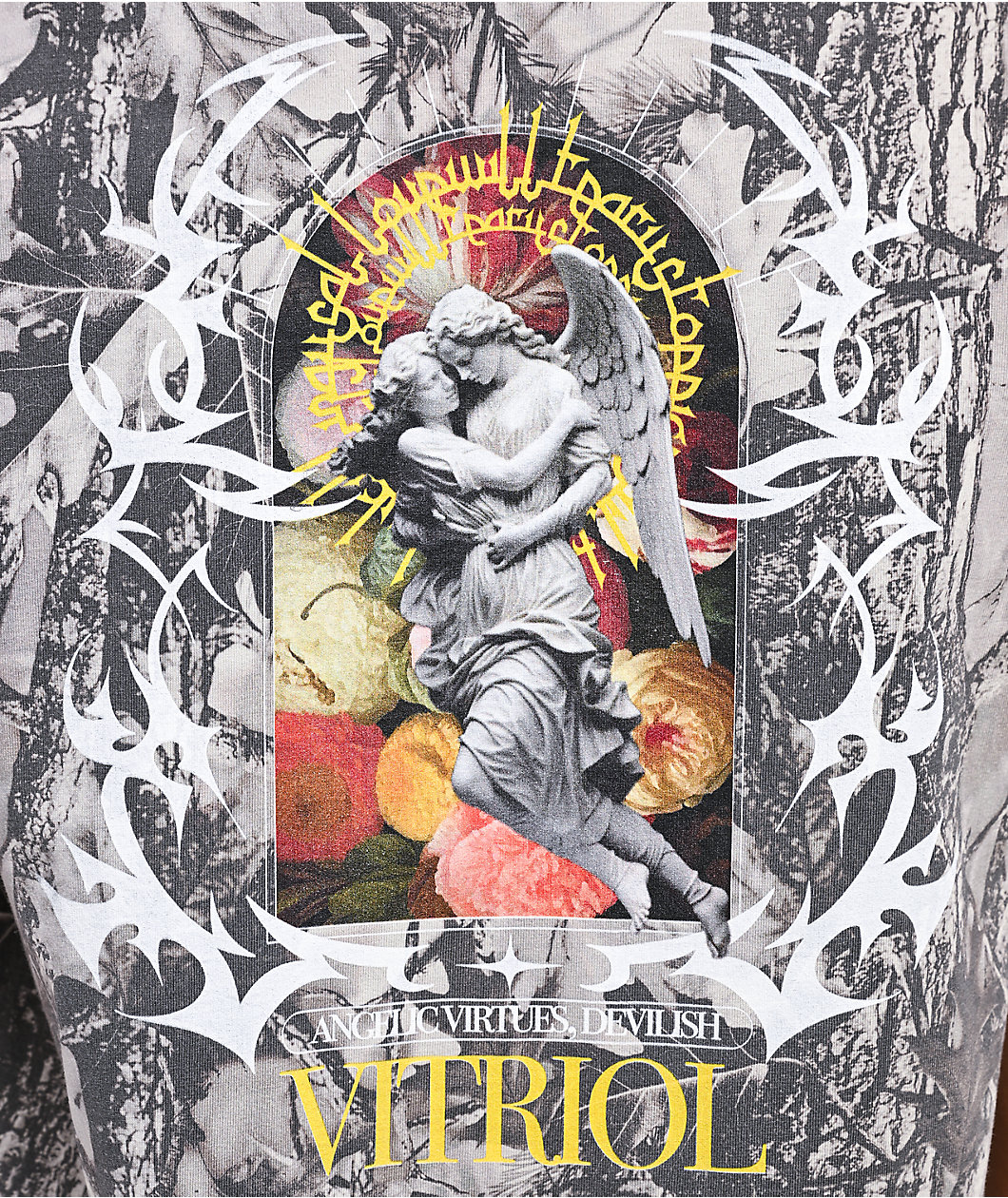 Vitriol Angelish Grey Camo T-Shirt