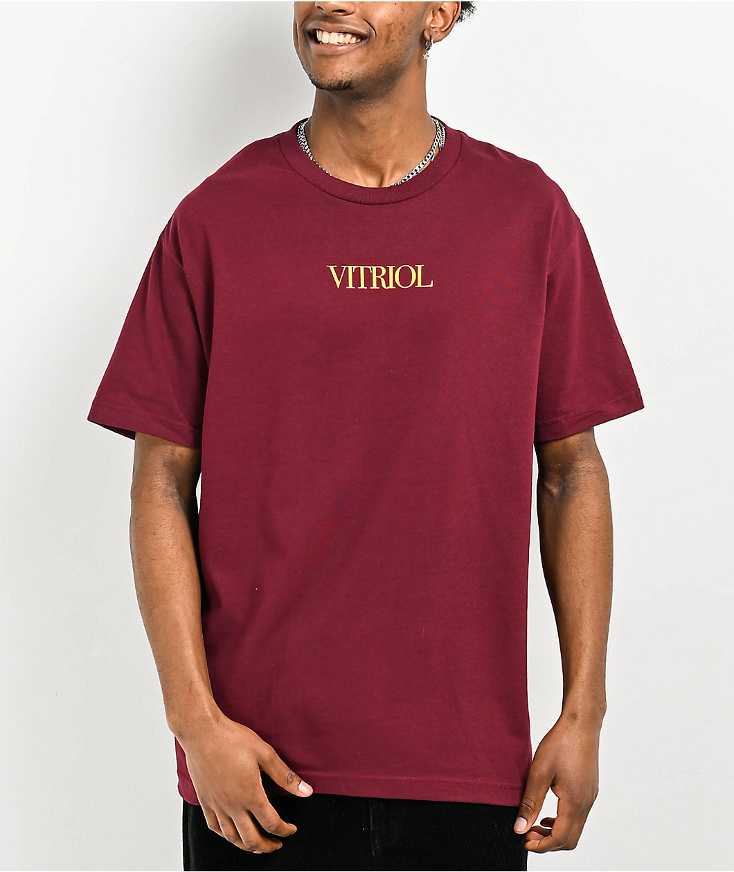Vitriol Angelish Maroon T-Shirt