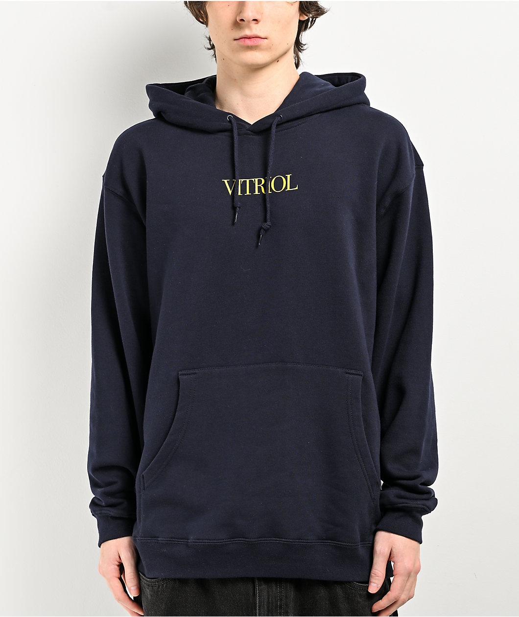 Vitriol Angelish Navy Hoodie