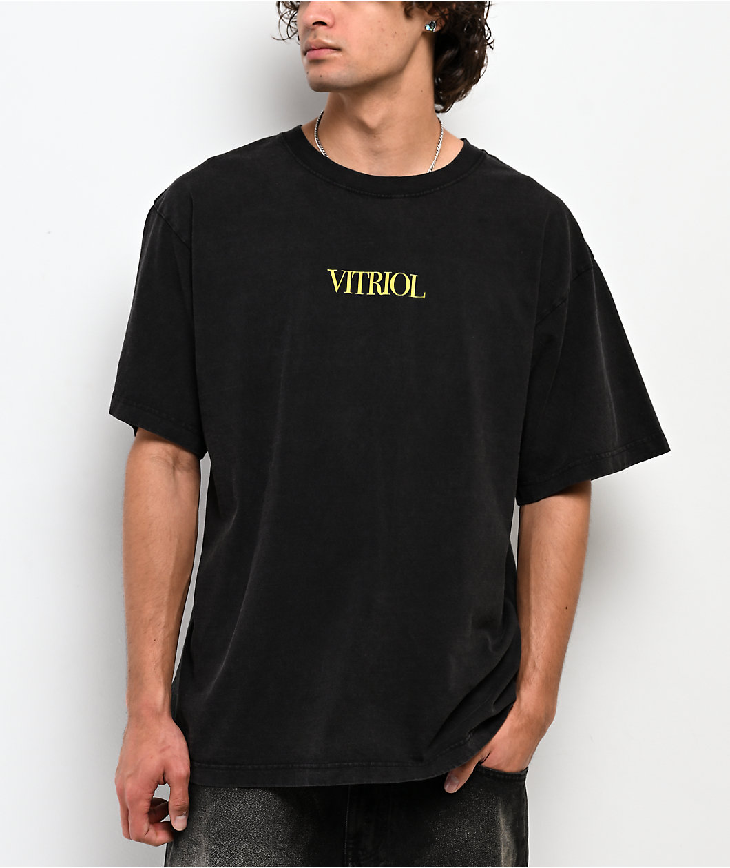 Vitriol Angelish Vintage Black T-Shirt