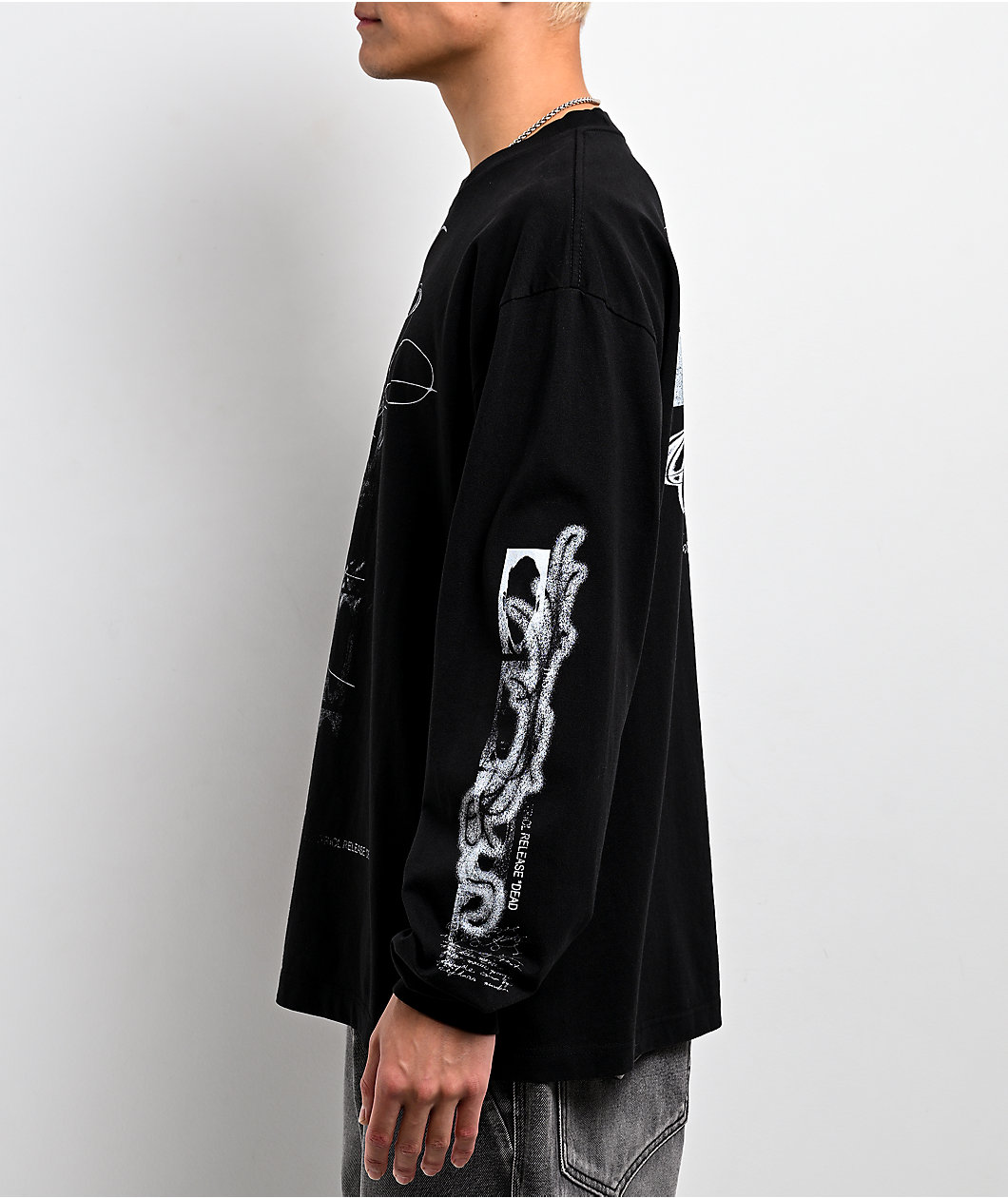 Vitriol Anomalous Action Black Long Sleeve T-Shirt