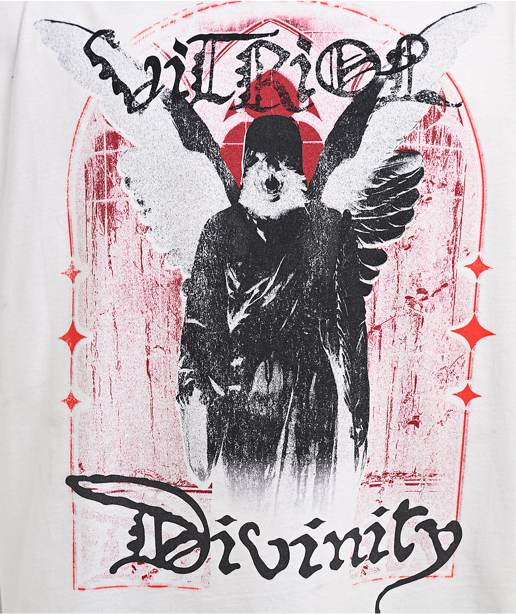 Vitriol Archangel White Boxy T-Shirt