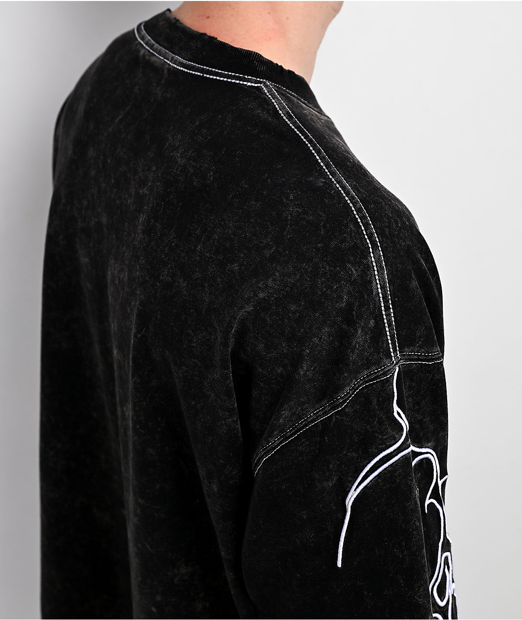 Vitriol Bane Black Wash Long Sleeve T-Shirt