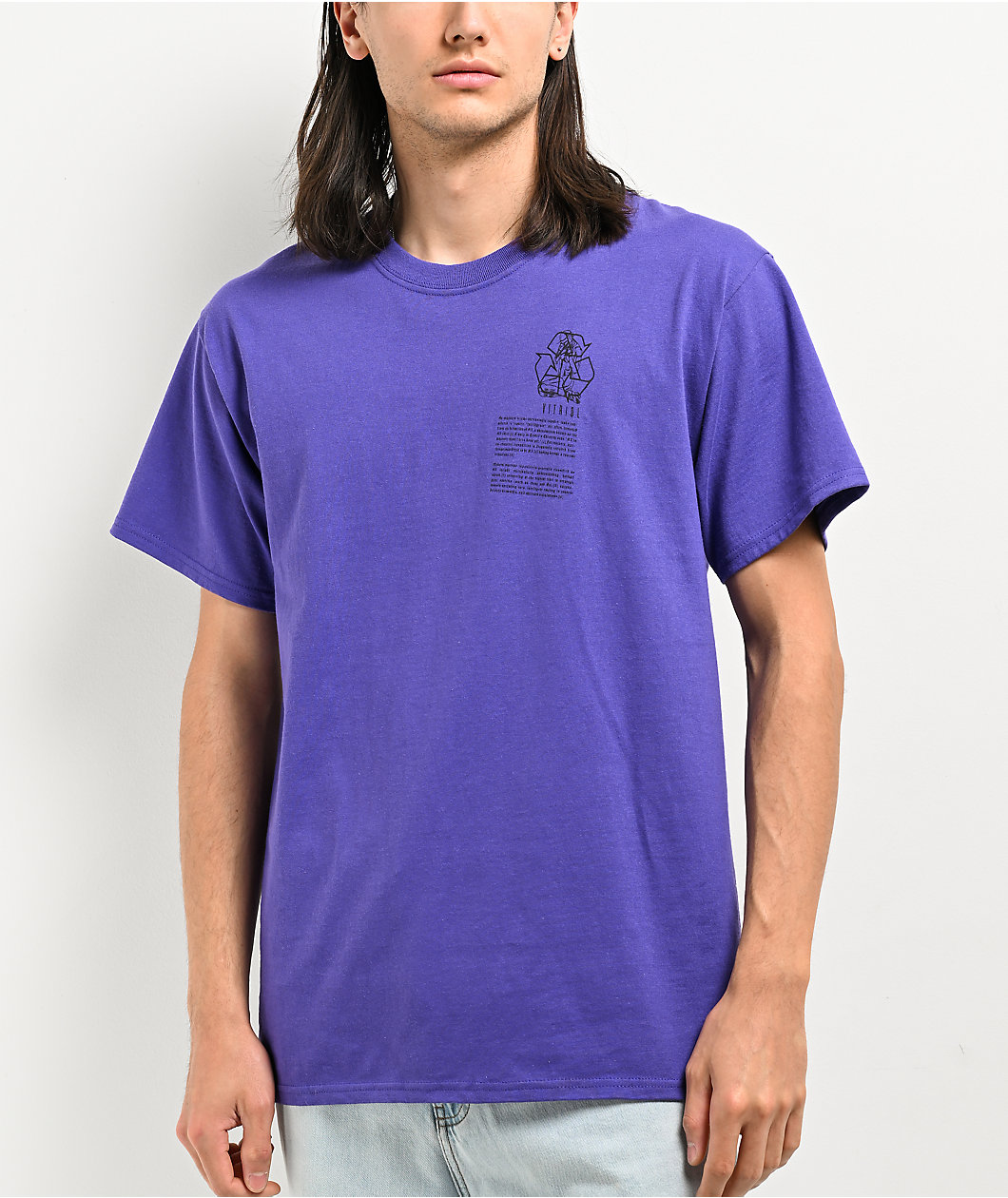 Vitriol Brain Scan Purple T-Shirt