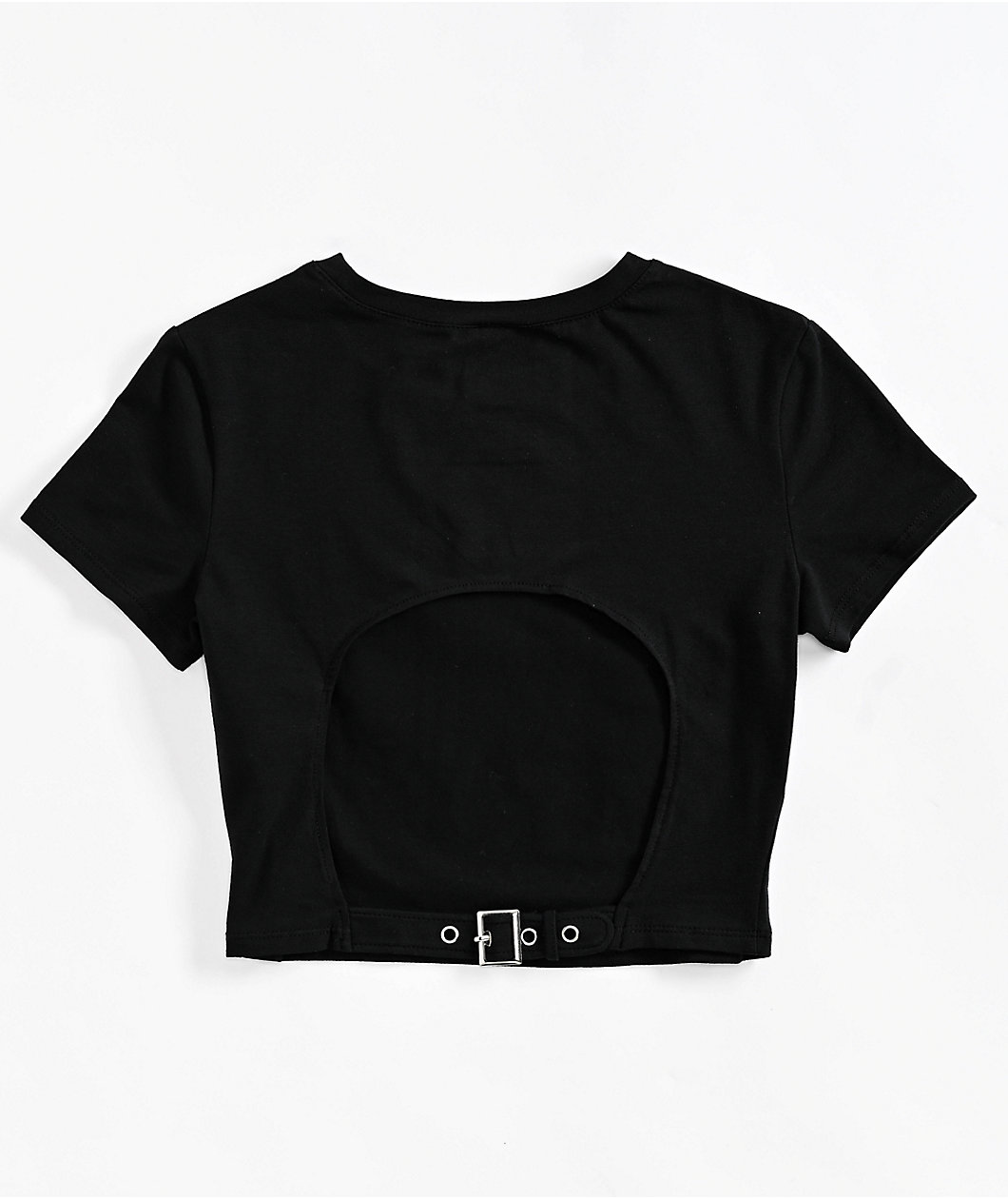 Vitriol Brianna Surreal Black Crop T-Shirt