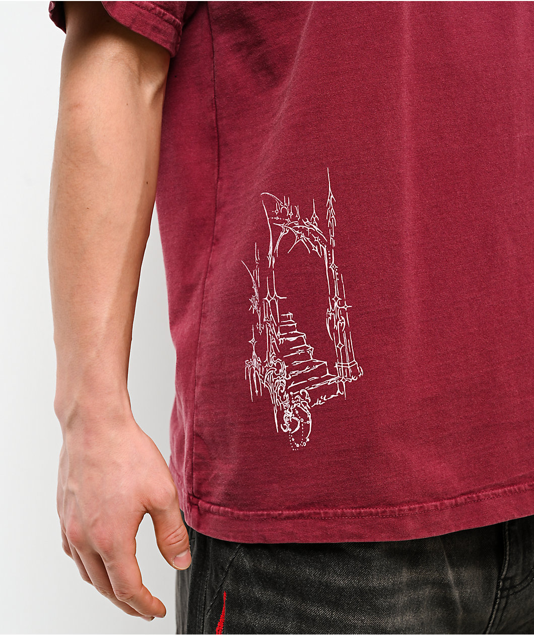 Vitriol Burial Maroon T-Shirt