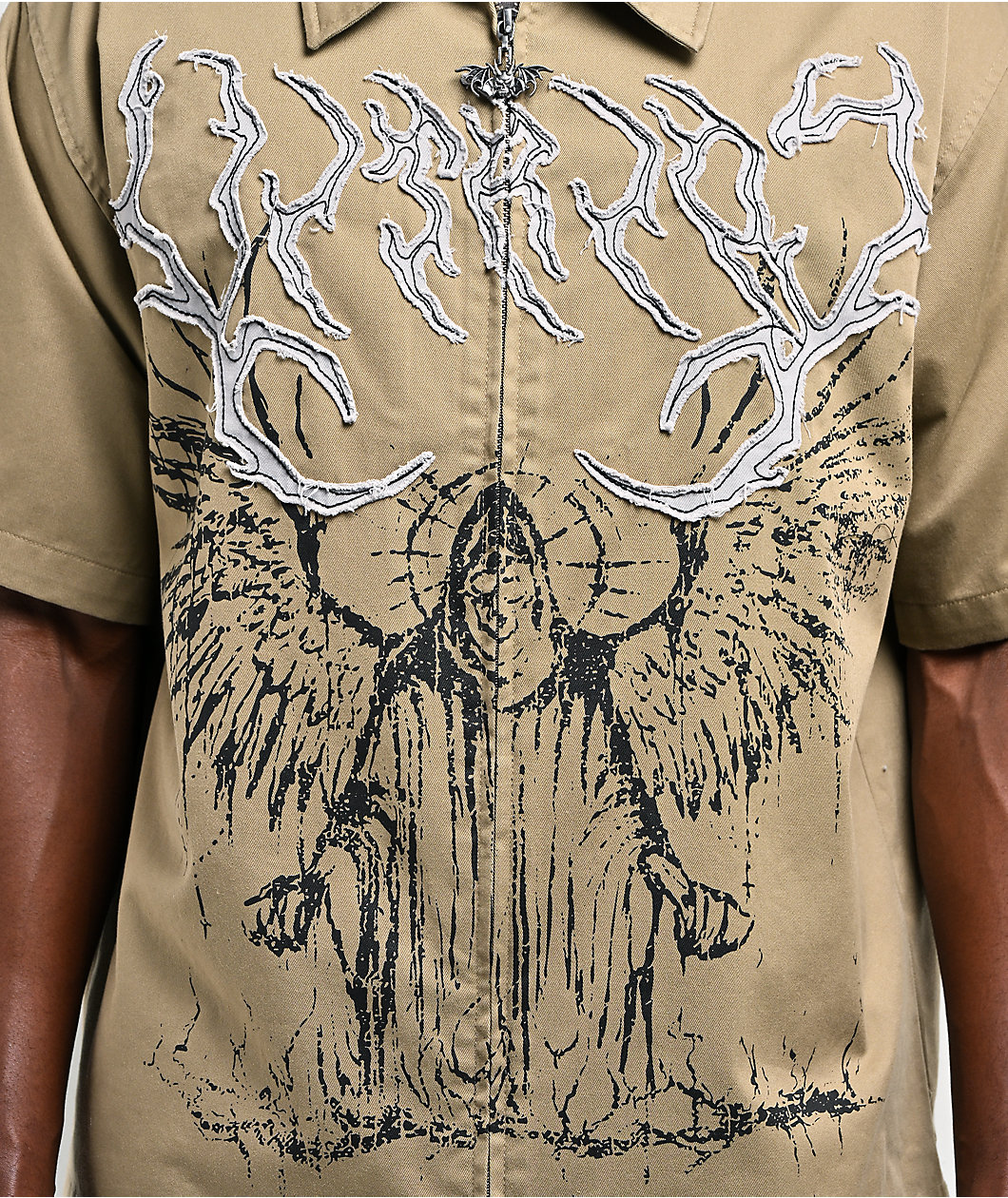 Vitriol Channel Wings Tan Work Shirt