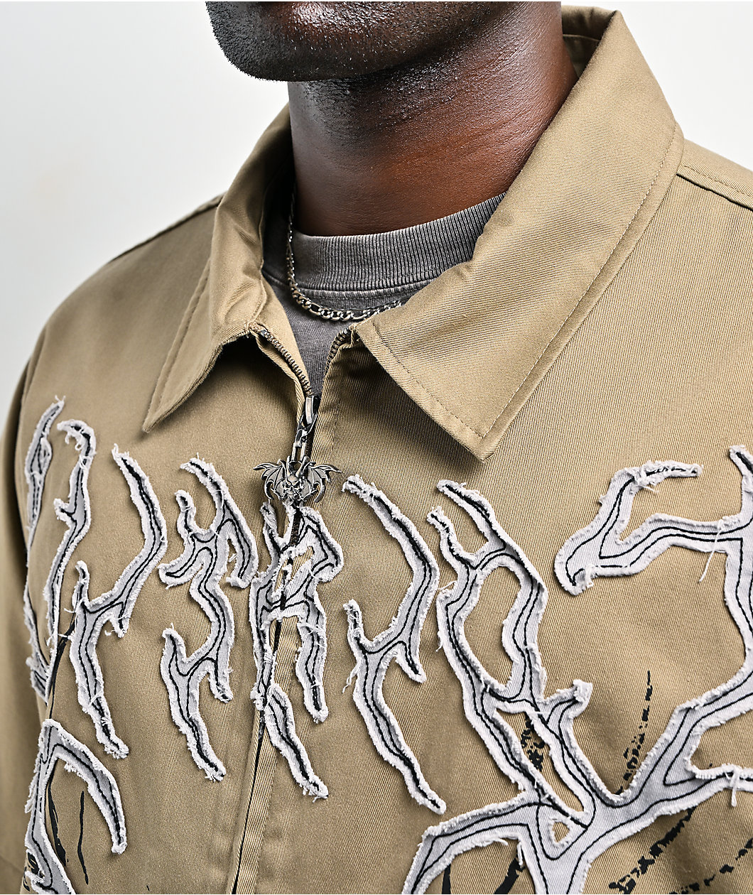 Vitriol Channel Wings Tan Work Shirt